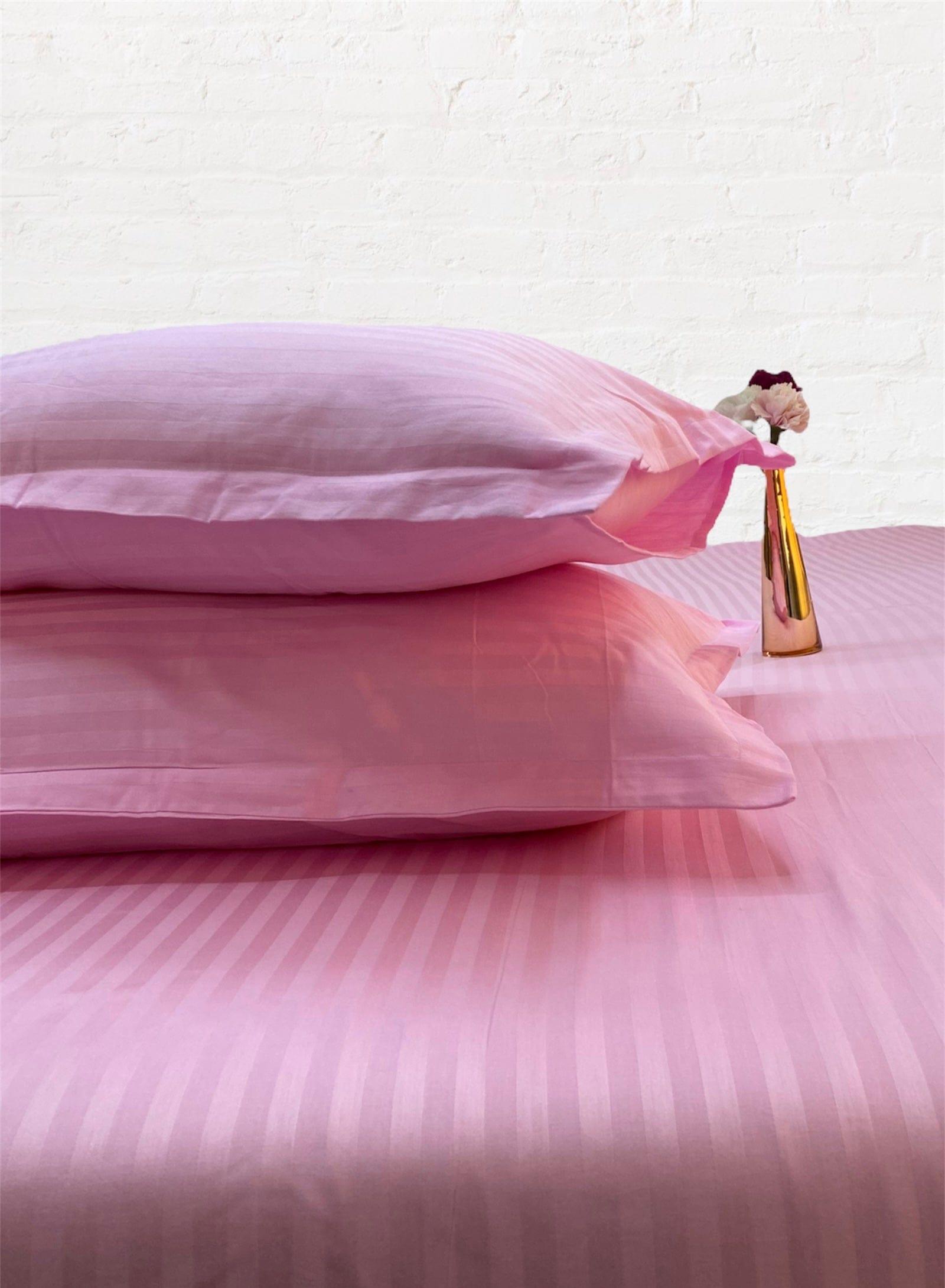 Baby Pink Striped Bedding Set - Ouch Cart