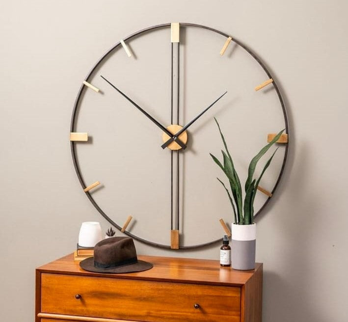Simple Strip Wall Clock N.R.HOMESDECOR