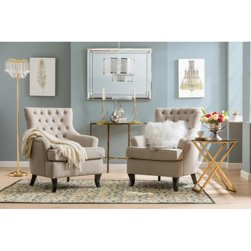 Zoey Glass Top Console Table Ouch Cart