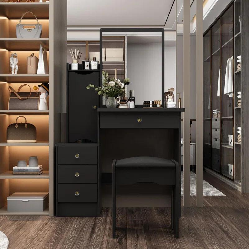 Jonas Dressing Table with Mirror - Ouch Cart