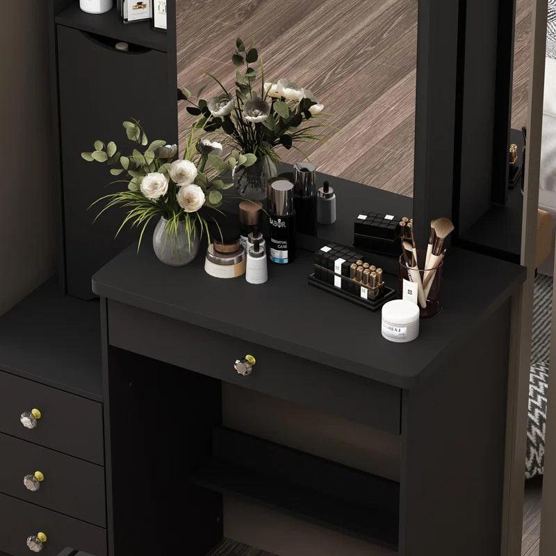 Jonas Dressing Table with Mirror - Ouch Cart