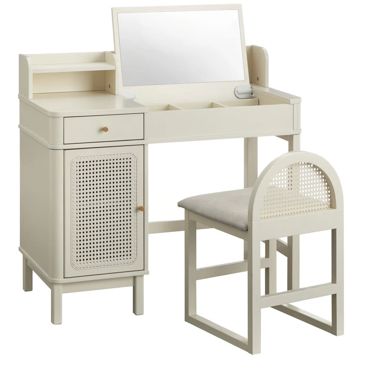 Bayview Vanity Desk and Stool
-OUCH CART |Dressing table