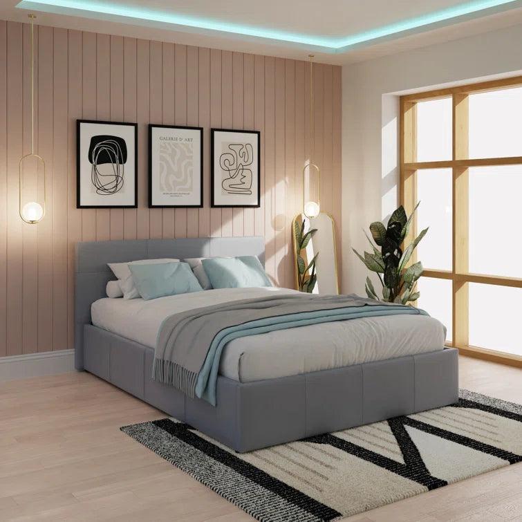 Beaird Upholstered Ottoman Bed - Ouch Cart