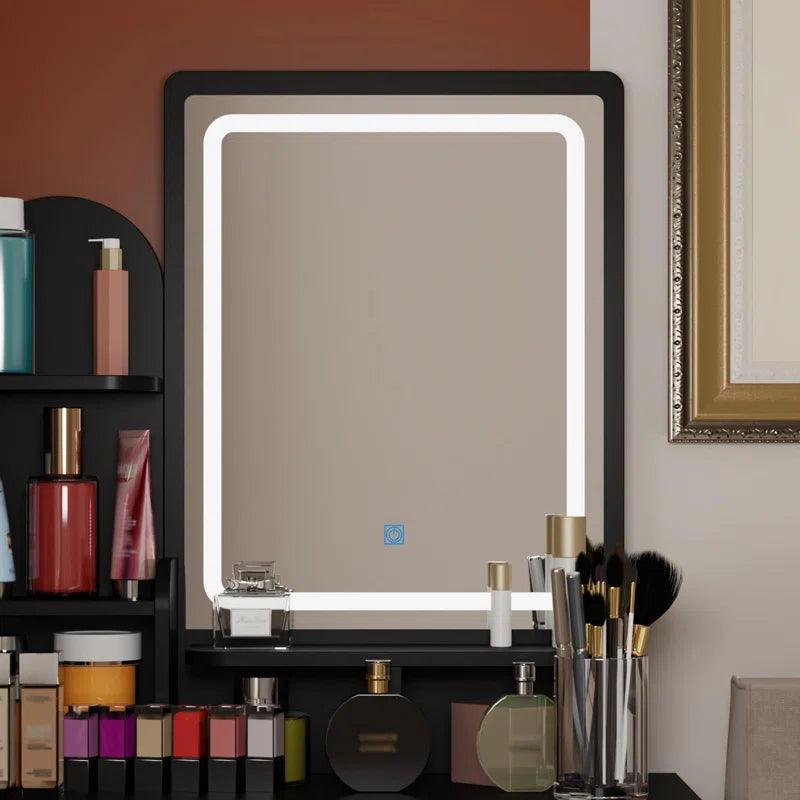 Vicente Dressing Table with Mirror - Ouch Cart