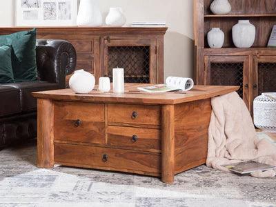 Ava Coffee Table Solid Wood - Ouch Cart