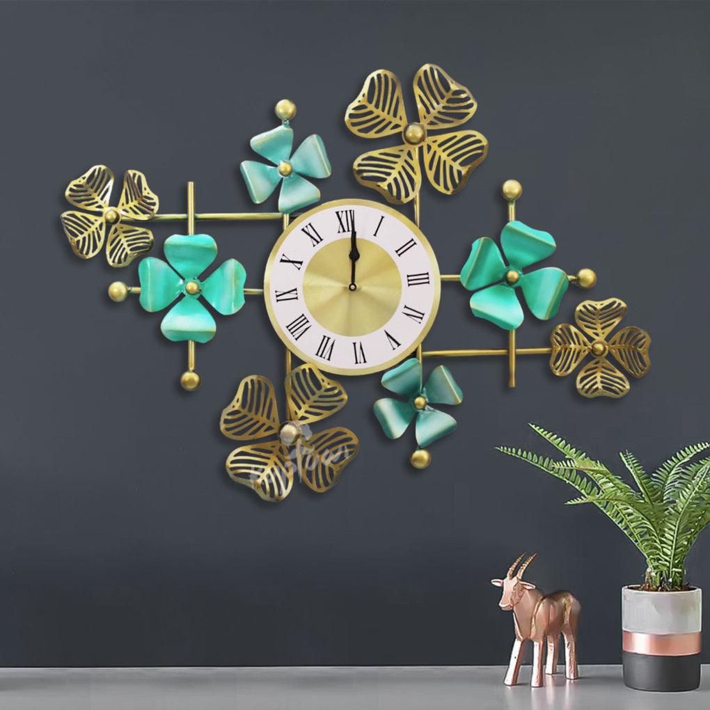 Flower colours wall clock - Ouch Cart