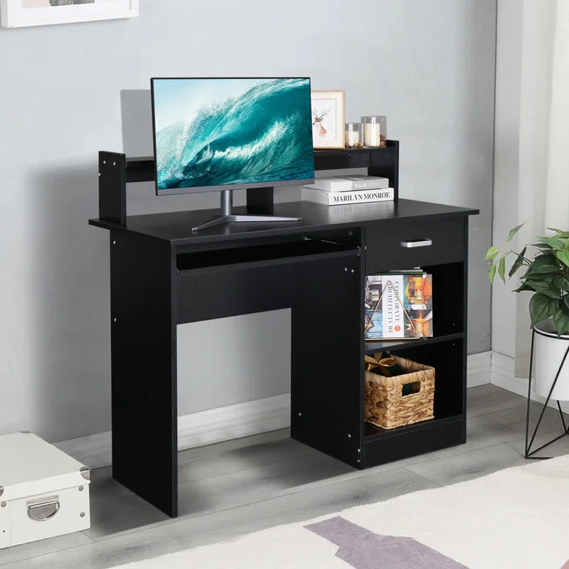 Streamlined Success: The Computer Desk" ouch cart