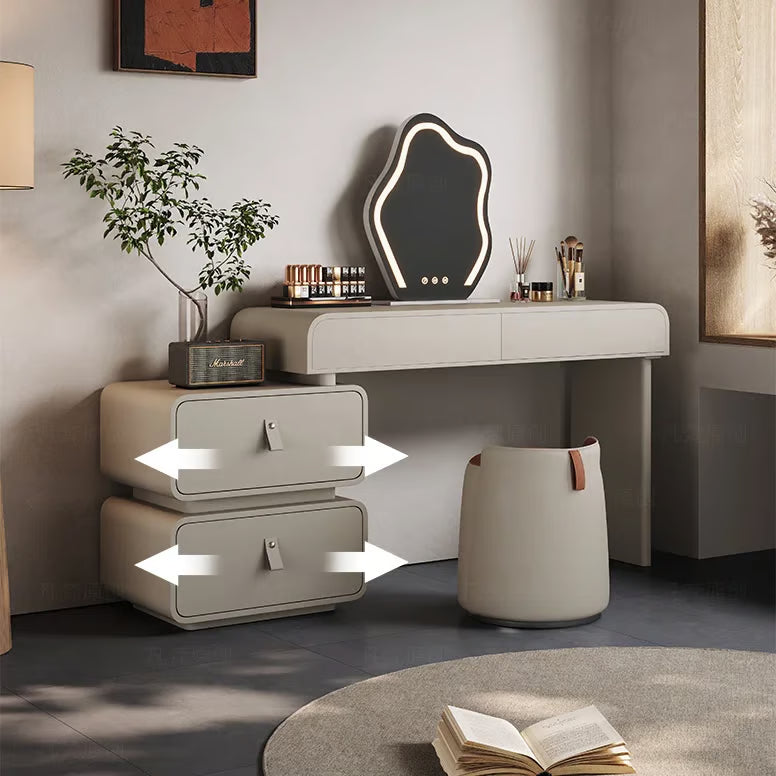 Brightdell Dressing Table without Mirror – Modern Makeup Organizer