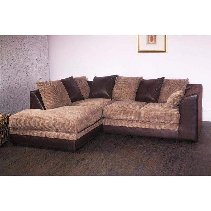 Brightmoor Hannah 212" Wide Velvet Corner Sofa - Ouch Cart