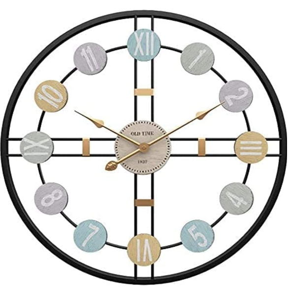 Black Roman Numeric Wall Clock