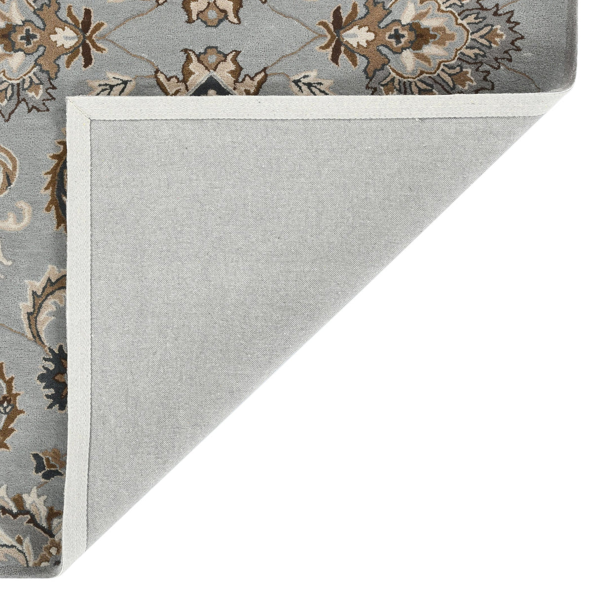 Luxury Handcrafted Floral Area Rug - 4x6, Premium Wool, Anti-Skid & Anti Slip Cotton Backing Carpet , Ideal for Bedroom, Living Room, and Dining Room, Kids Room, Office | Saraswati Global Rug Saraswati Global