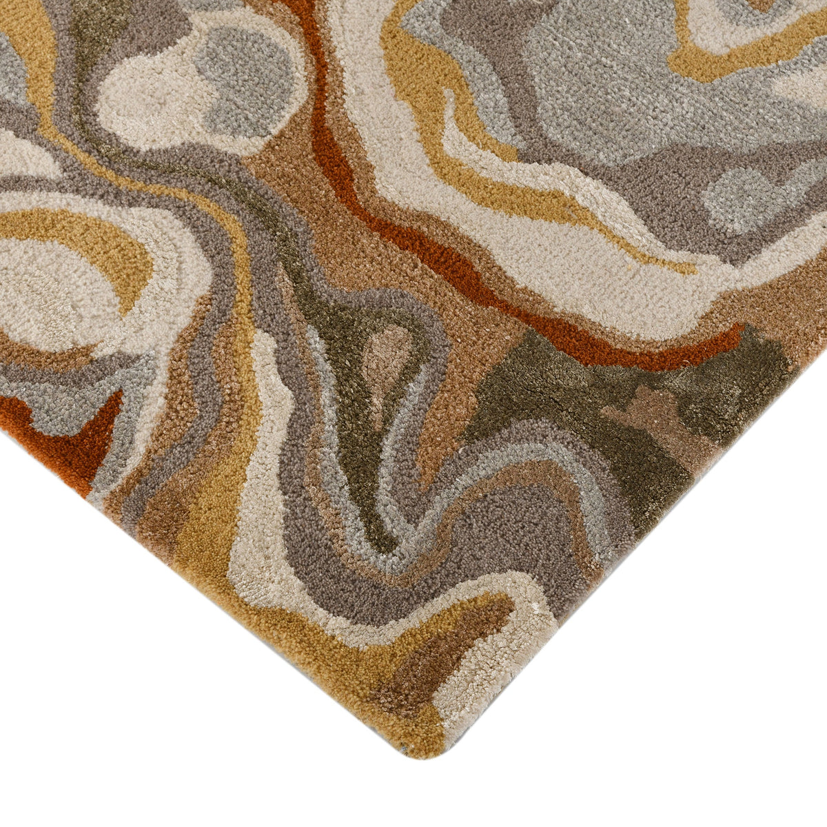 Saraswati Global Rug, Handmade Rug, Wool Area Rug, 8x10 Feet, Anti Slip & Anti Skid Baking Carpet, Modern Rug, Ideal for Bedroom, Living Room, and Dining Room, Kids Room, Office Rug. Saraswati Global