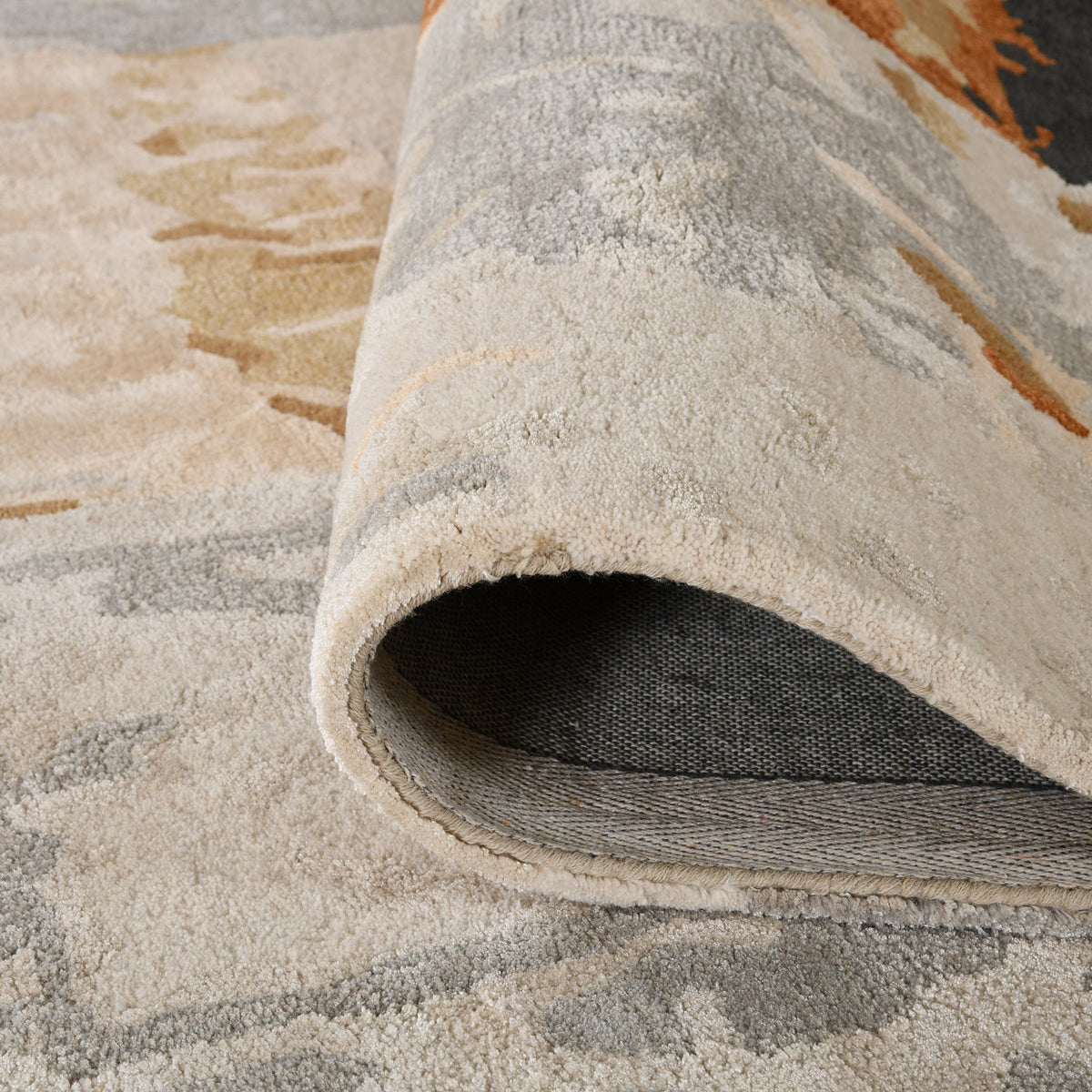 Saraswati Global Rug, Handcrafted Rug, Wool Area Rug, 8x10 Feet, Anti Slip & Anti Skid Baking Carpet, Modern Rug, Ideal for Bedroom, Living Room, and Dining Room, Kids Room, Office Rug. Saraswati Global
