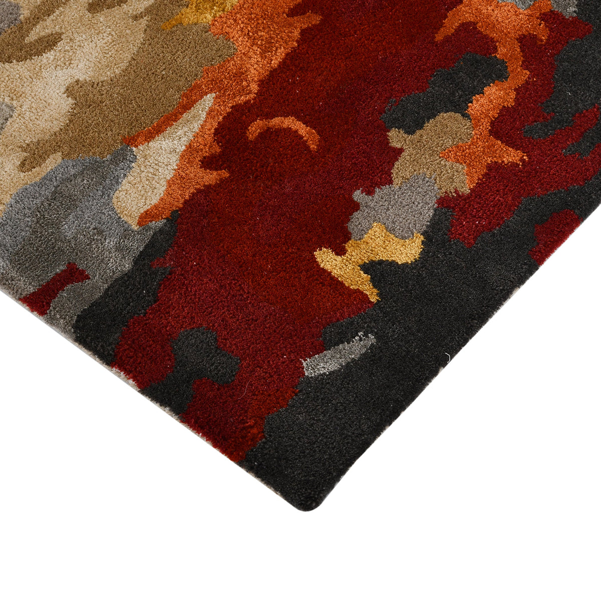 Saraswati Global Rug, Vibrant and Luxurious Rug, Wool Area Rug, 6x9 Feet, Anti Slip & Anti Skid Baking Carpet, Modern Rug, Ideal for Bedroom, Living Room, and Dining Room, Kids Room, Office Rug. Saraswati Global