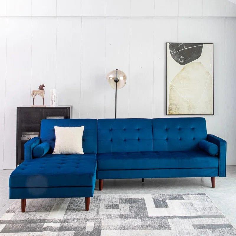 Capps 2 - Piece Upholstered Corner Sofa Chaise - Ouch Cart