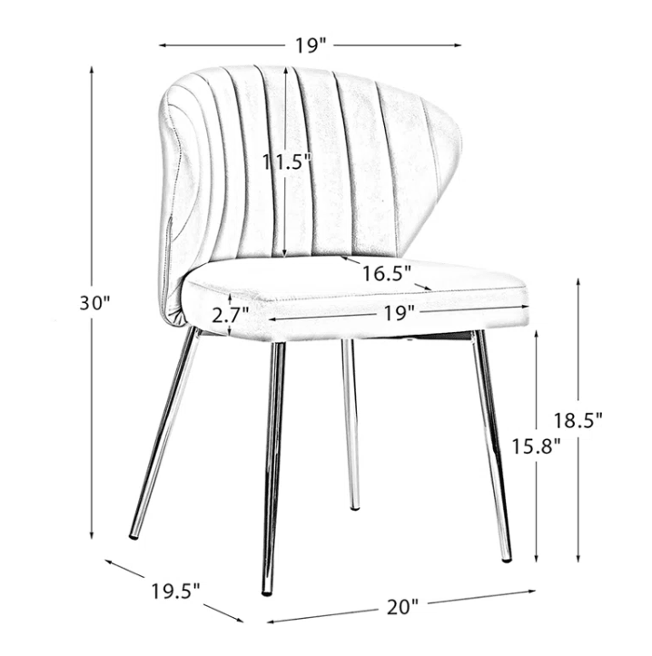 CHIMENE ACCENT CHAIR - Ouch Cart