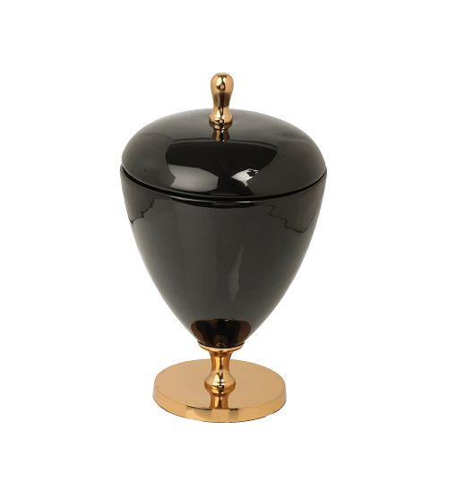Versa Enamel Box Black - Ouch Cart