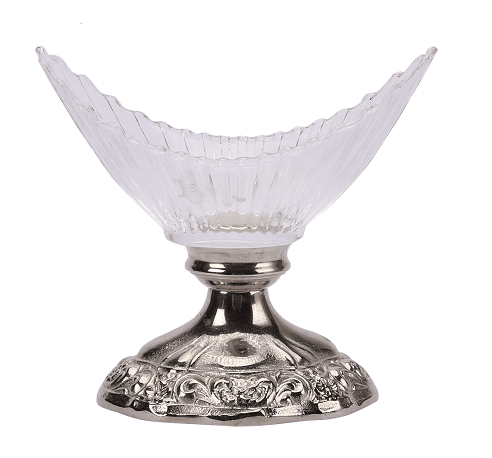 The "Crescent Artistocrat's Glass" Bowl (silver) - Ouch Cart