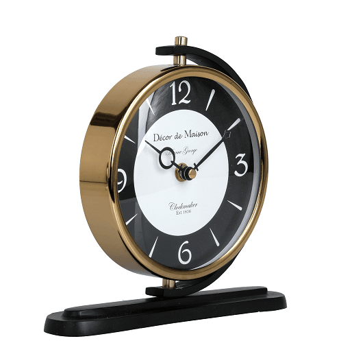 Aleksi Table clock Black - Ouch Cart