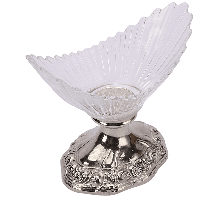 The "Crescent Artistocrat's Glass" Bowl (silver) - Ouch Cart