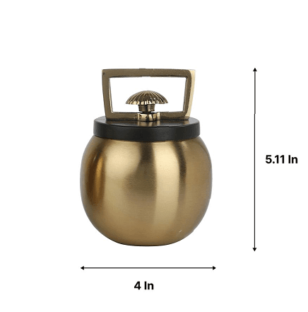 Darius Box in Gold Small Size - Ouch Cart