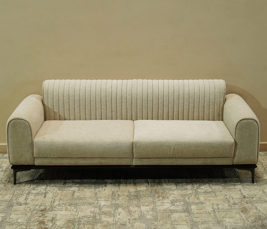Anastacia 3 Seater Living Room Sofa Set with 2 Arm Chairs and 6 Cushions - Ouch Cart