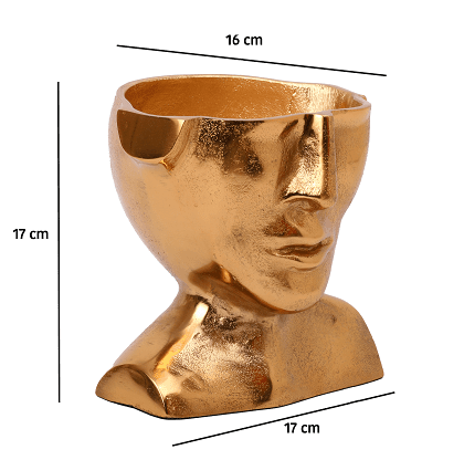 Mystique Facial Gold Planter - Ouch Cart