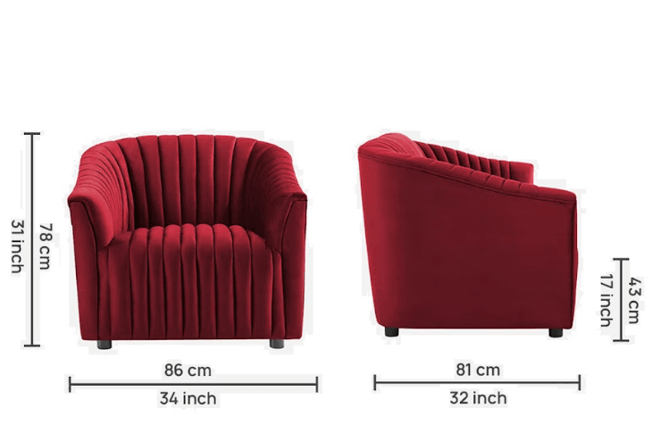 LATONIA ACCENT CHAIR - Ouch Cart