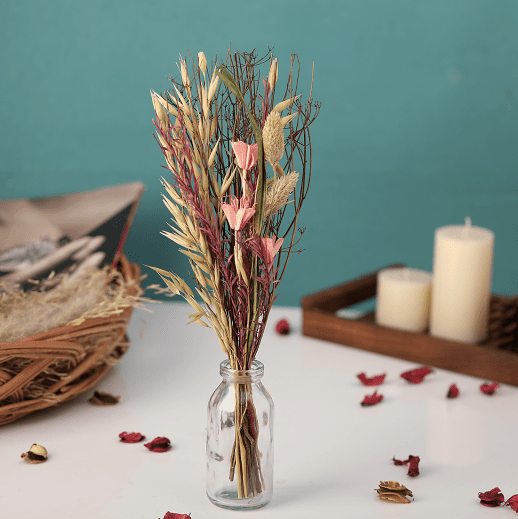 Liliana Dried Floral Pink Delight (small) - Ouch Cart