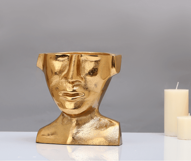 Mystique Facial Gold Planter - Ouch Cart