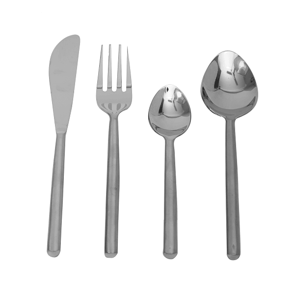 Radiant Reflections Silver Cutlery Set of 16 - Ouch Cart