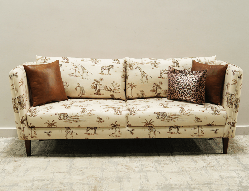 Avery 3 Seater Fabric Sofa - Ouch Cart