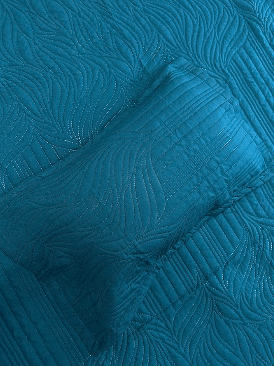 Teal Bedspread set - Ouch Cart