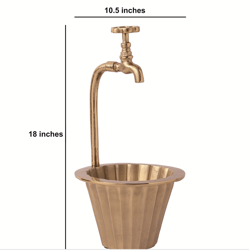 Graceful Grey Curve Plant Stand - Ouch Cart