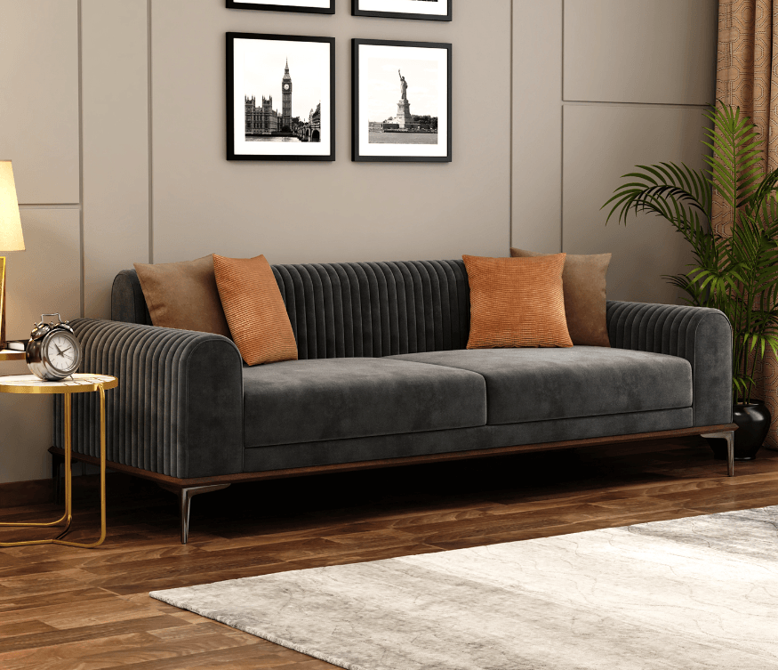 Adeline 3 Seater Sofa - Ouch Cart