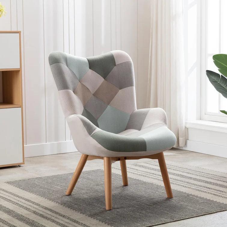Cayden Upholstered Accent Chair - Ouch Cart | Wing chair