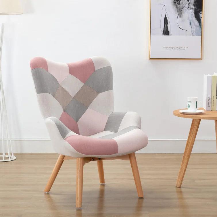 Cayden Upholstered Accent Chair - Ouch Cart | Wing chair
