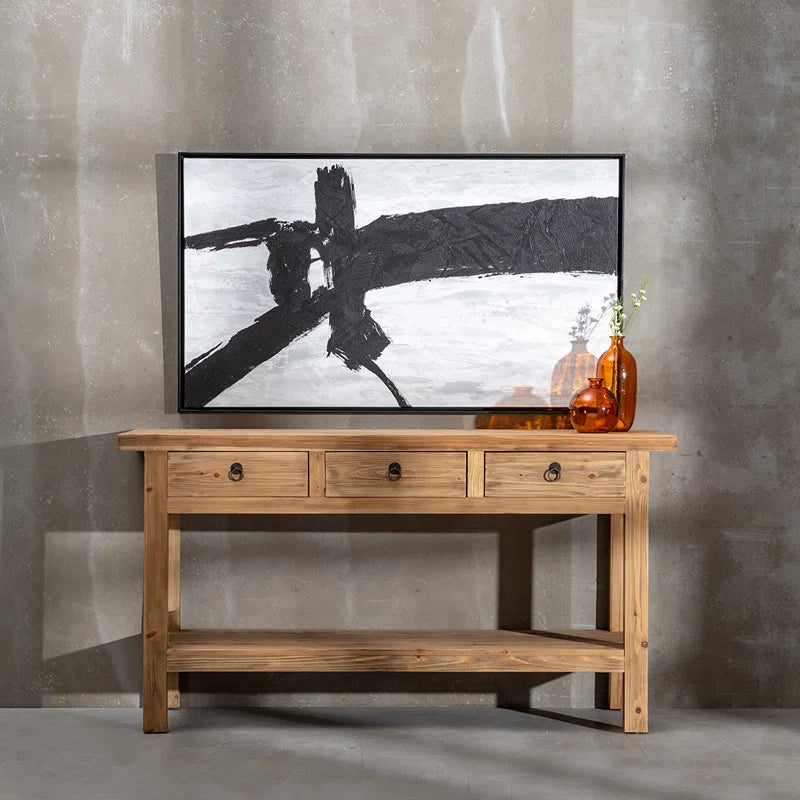 Matheo Solid Wood Console Table Ouch Cart