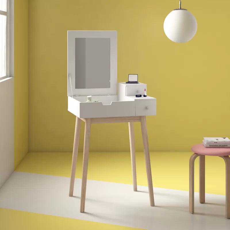 Alva Dressing Table with Mirror - Ouch Cart