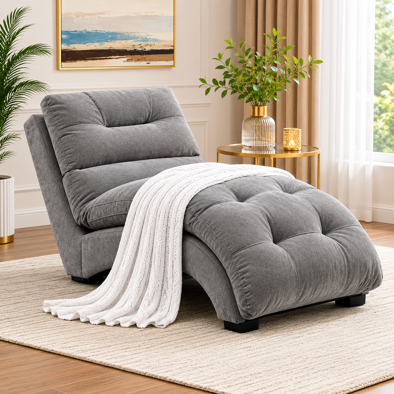 Modern Premium Wooden Sofa Couch for Home & Office Chaise Lounge Ouch Cart
