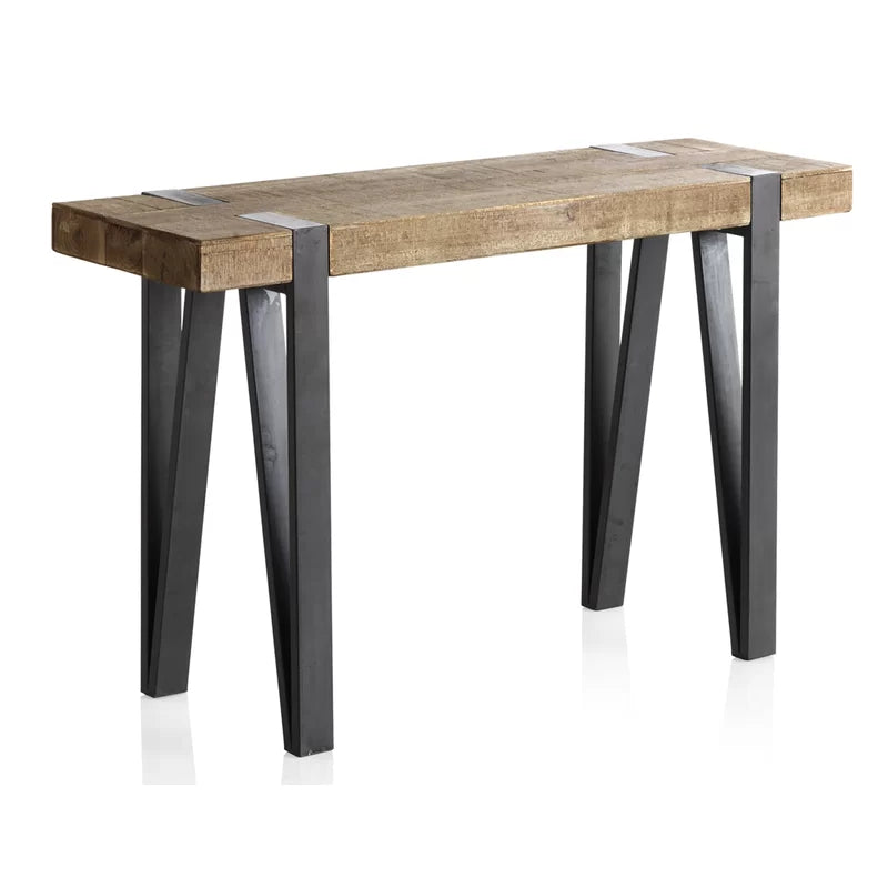 Ryan Modern Rustic Console Table Ouch Cart