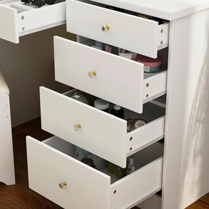 Lea Dressing Table with Mirror - Ouch Cart