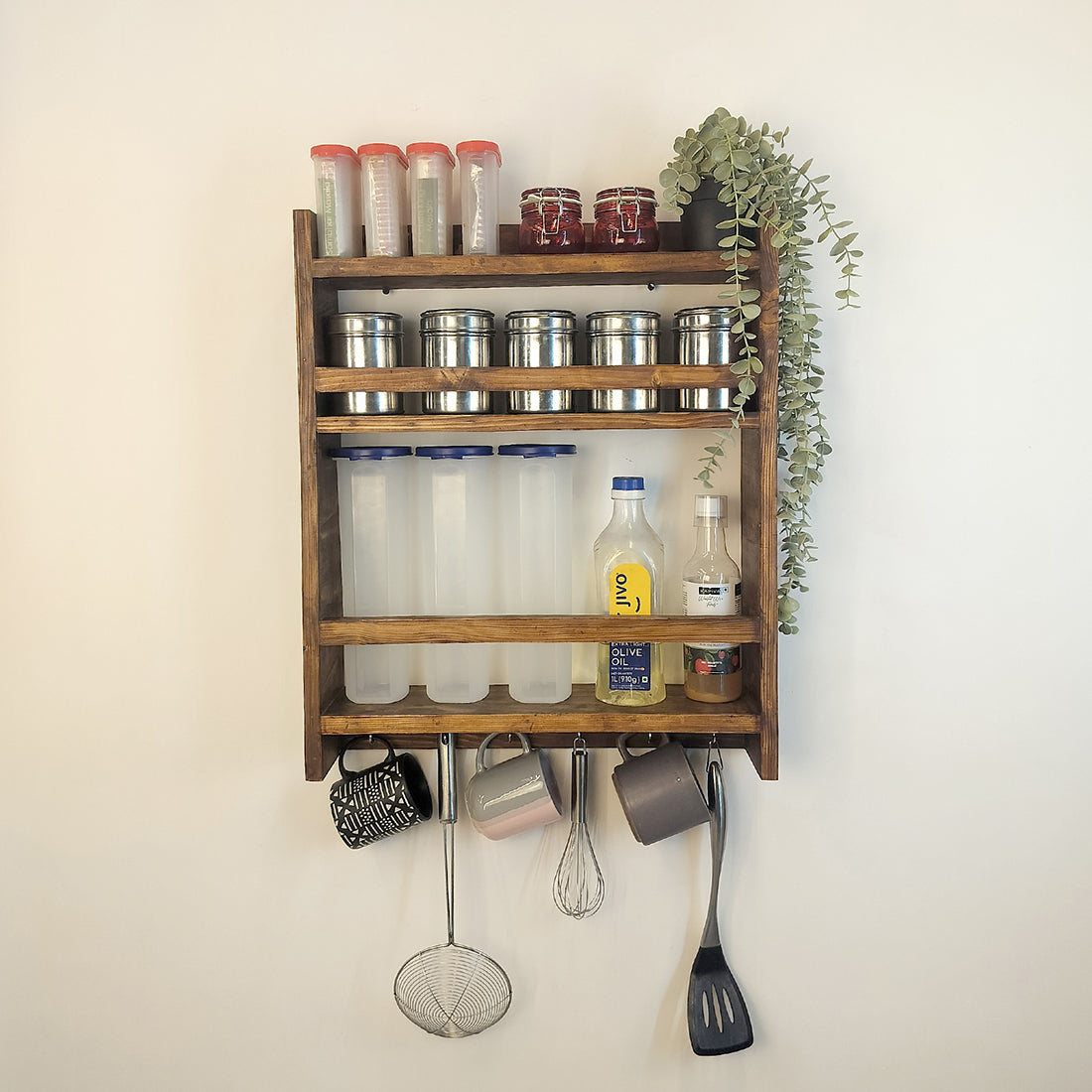 Claudia Wooden Kitchen Storage Rack-OUCH CART | kitchen rack