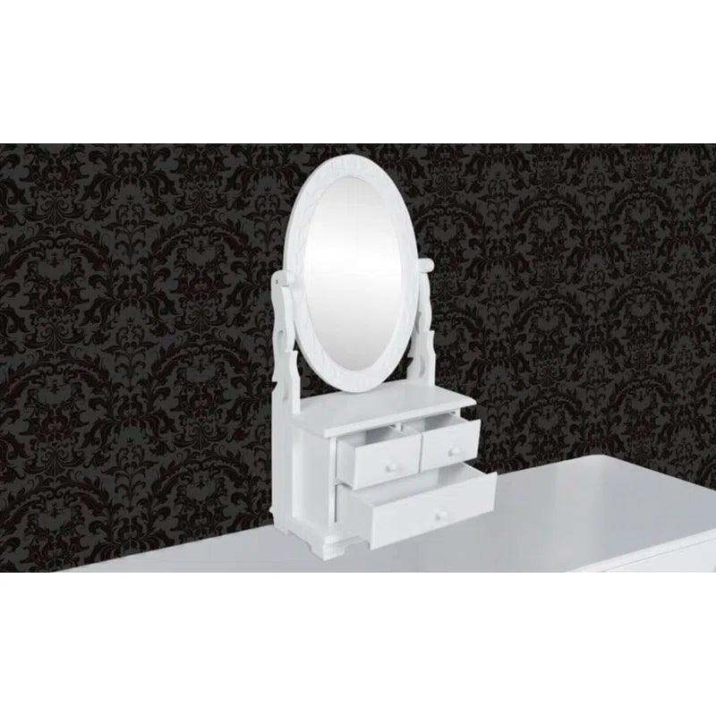 Valeria Dressing Table with Mirror - Ouch Cart