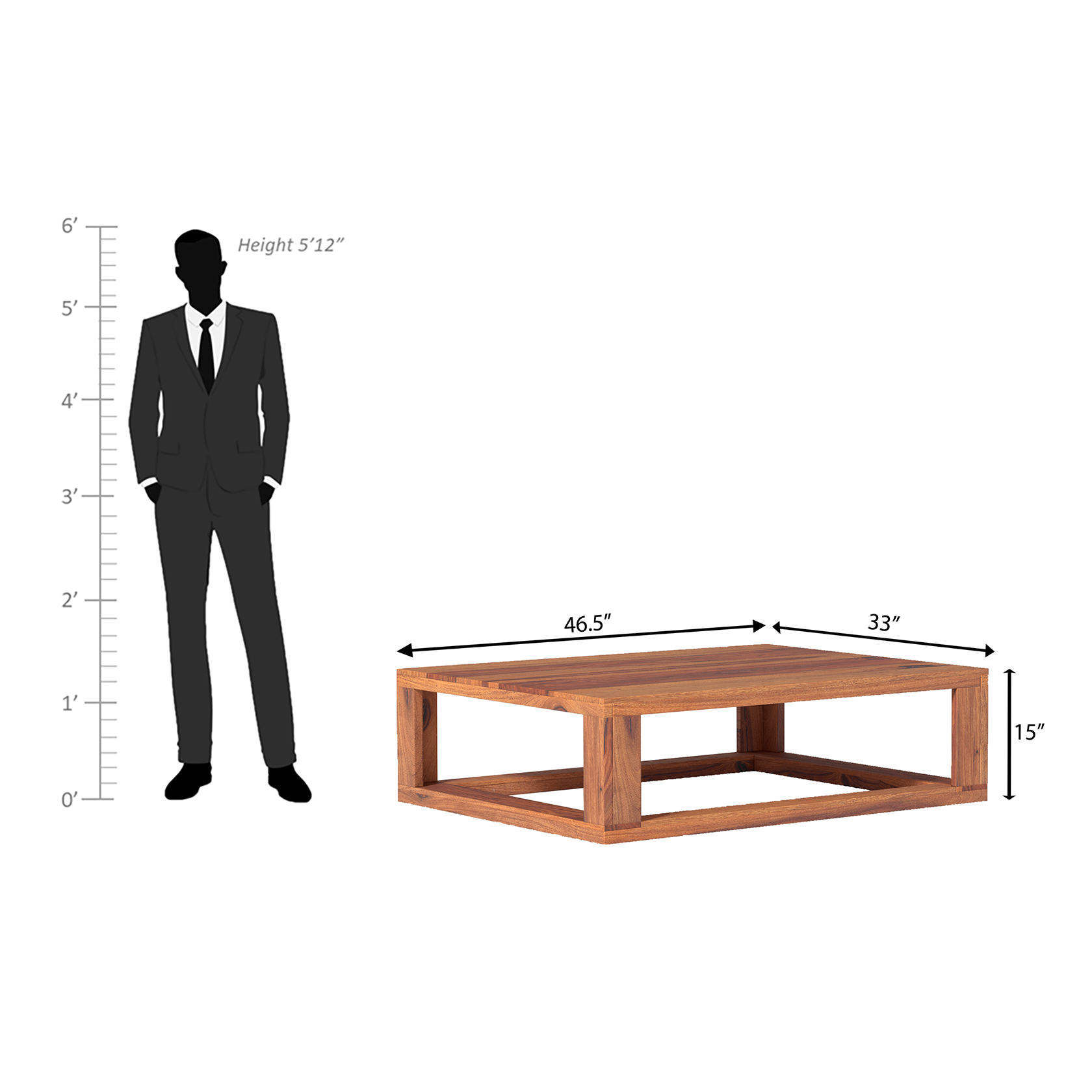 Cushy lounger Coffee Table - Ouch Cart