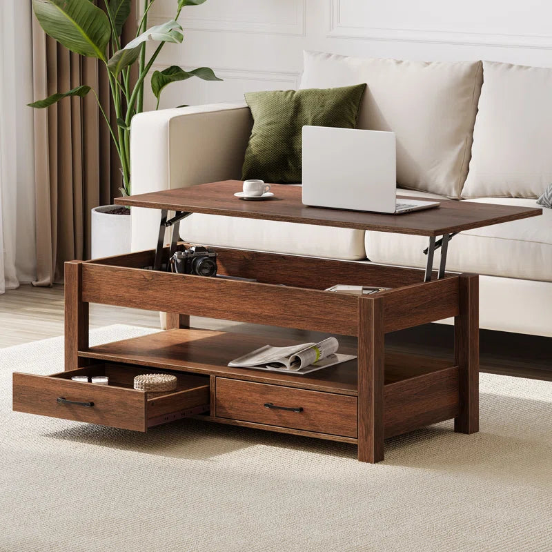Coffee Table with Storage, Lift Top Coffee Table for Living Room OUCH CART