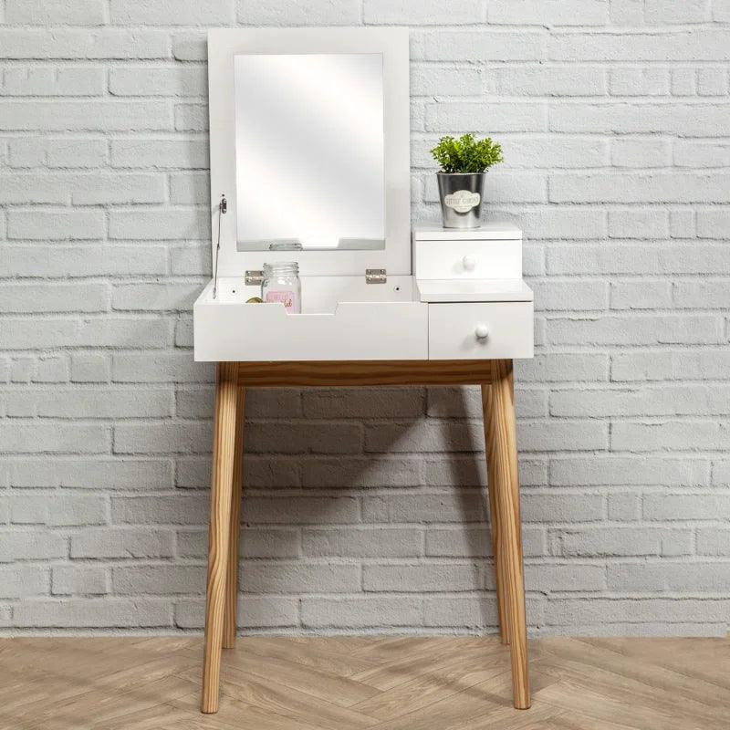 Norma Dressing Table with Mirror - Ouch Cart