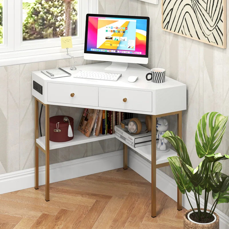 '' Corner Computer Desk for Efficient Workspaces"