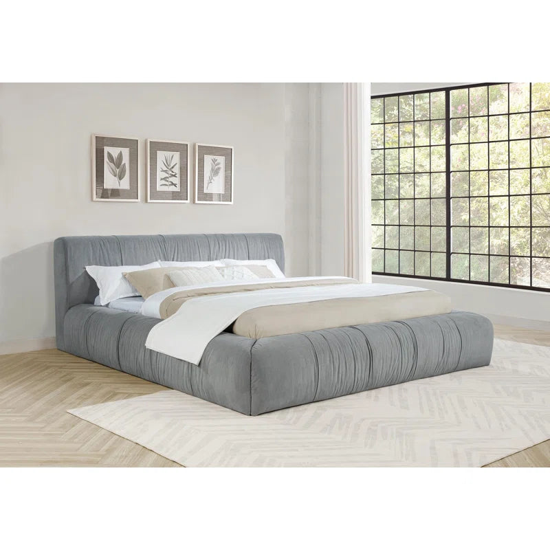 Crowley Upholstered Platform Bed OUCH CART