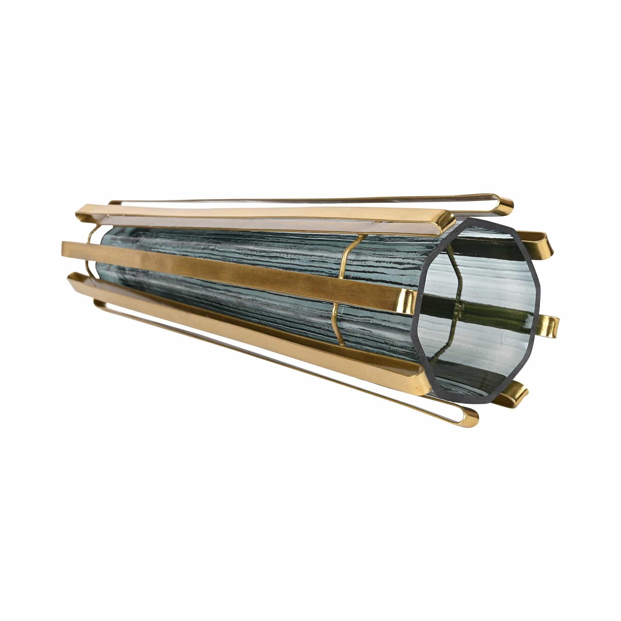 Allure Radiant Metal Hue Vase Green - Ouch Cart